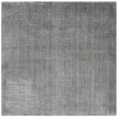 Real Silk Handloom, Md. Grey, Loop & Cut Pile