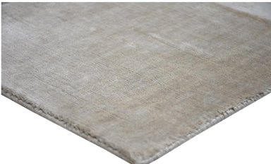 Real Silk Handloom, Beige, Cut Pile