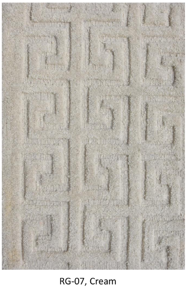 Blended NZ Wool Hand-Tufted, Cream, Flatweave & Cut Pile