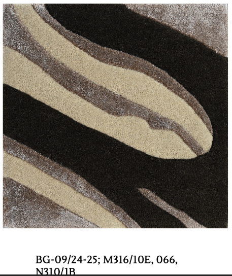 NZ Wool + Bamboo Silk Hand-Tufted, M316/10E, 066, N310/1B, Cut Pile