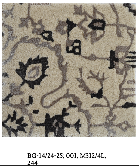 NZ Wool + Tencel Hand-Tufted, 001, M312/4L, 244, Cut Pile